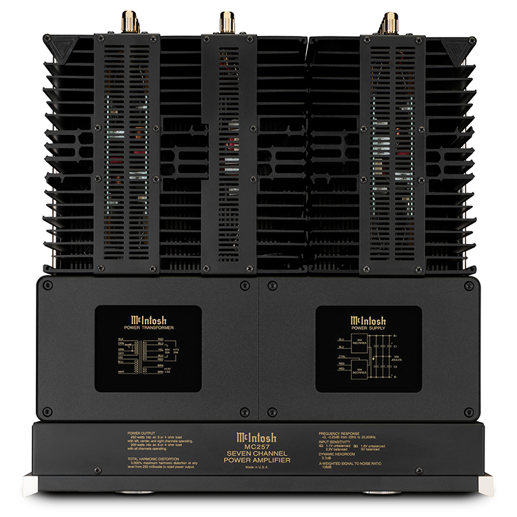 MC257 7-Channel Power Amplifier Top