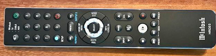 McIntosh C49 Stereo Preamplifier Remote