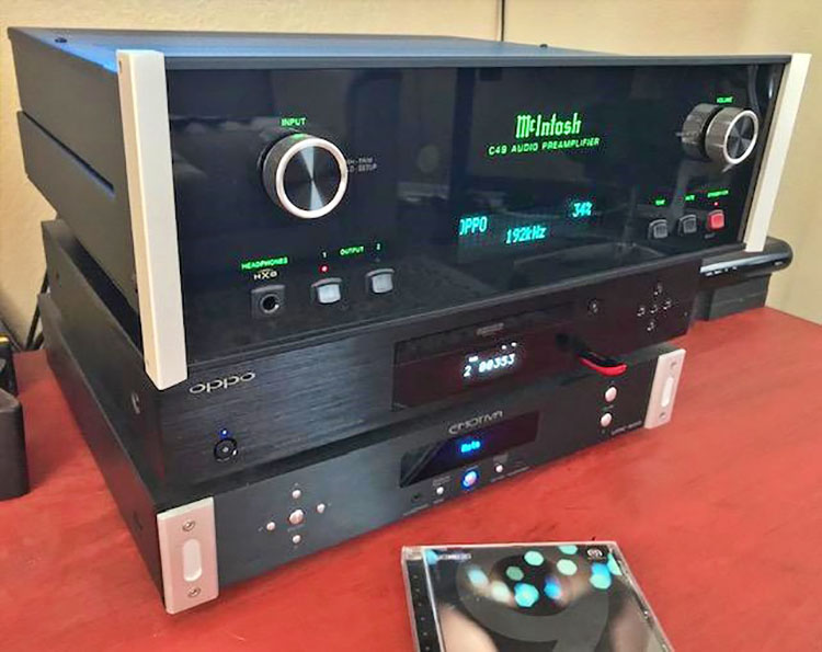 McIntosh C49 Stereo Preamplifier Stack
