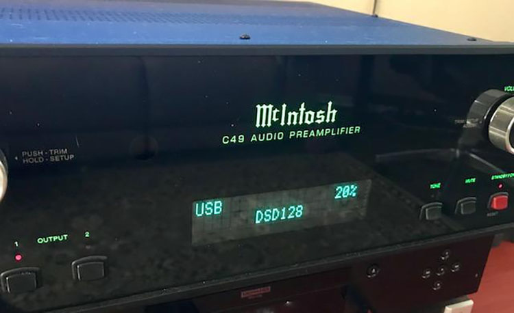 McIntosh C49 Stereo Preamplifier DSD