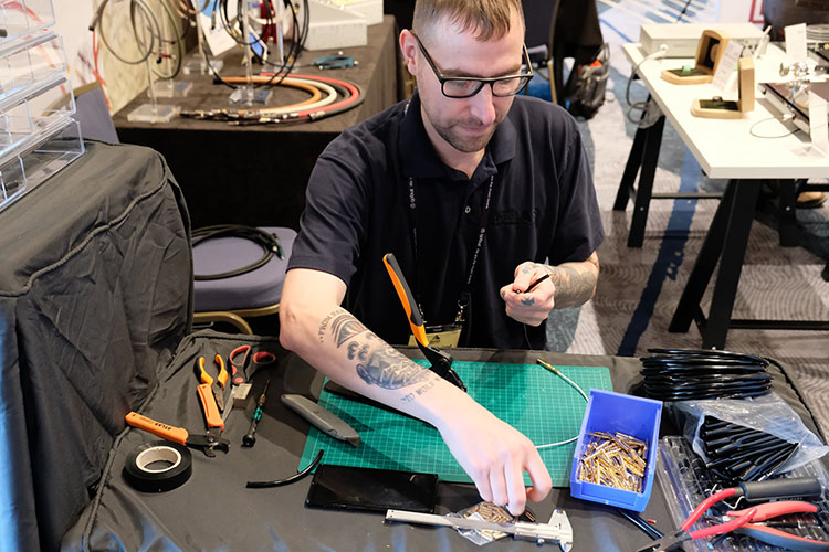 Atlas Cables Crafting Table at RMAF 2019