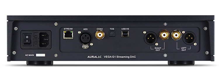 Auralic Vega G1 Streaming DAC Back Panel