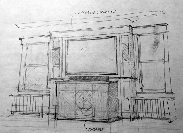 Cabinet sketch image