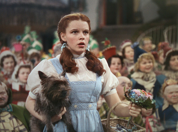 Dorothy with Munchkins