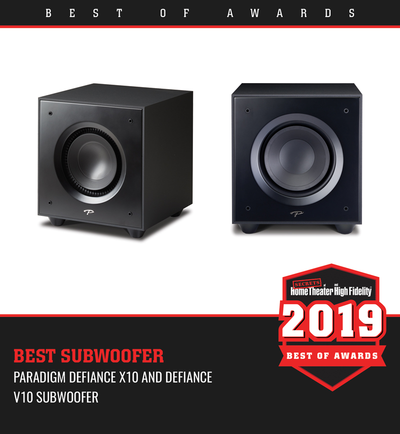 Paradigm Defiance X10 and Defiance V10 Subwoofer Review