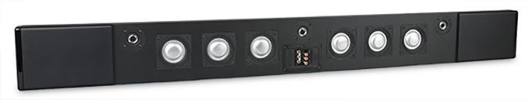 RBH Ultra-3 On-Wall LCR Soundbar Speaker Grill-Off