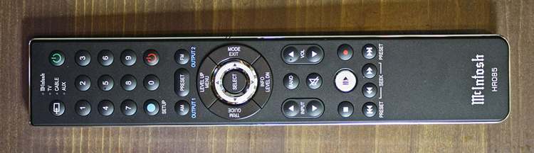 McIntosh C53 Stereo Preamplifier Remote