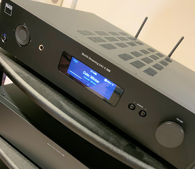NAD C 658 BluOS Streaming DAC Review