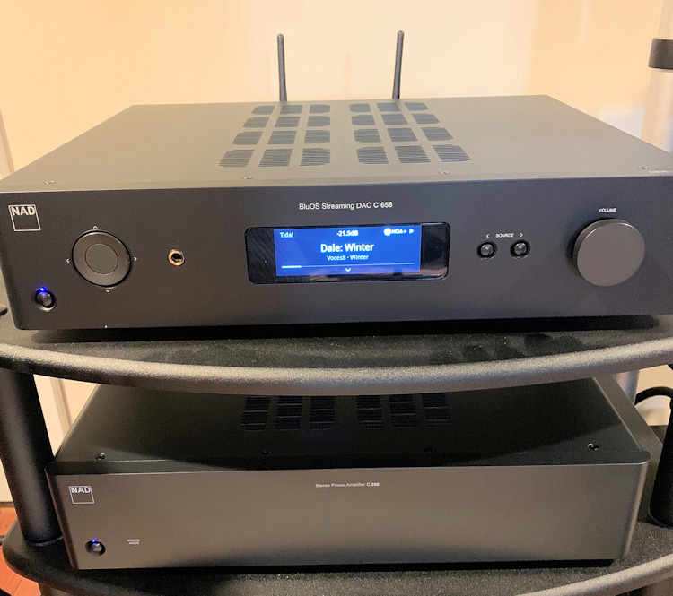 NAD C 658 BluOS Streaming DAC Front