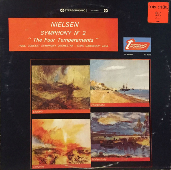 Carl Nielsen Symphony #2 The Four Temperaments Tivoli Concert Symphony under Carl Garaguly