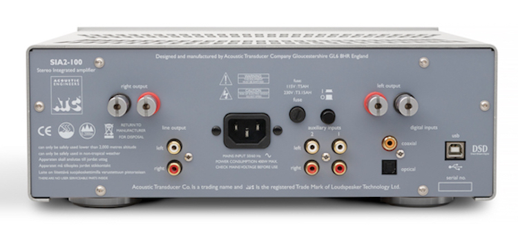 ATC Compact Audio System SIA2-100 Amp Back