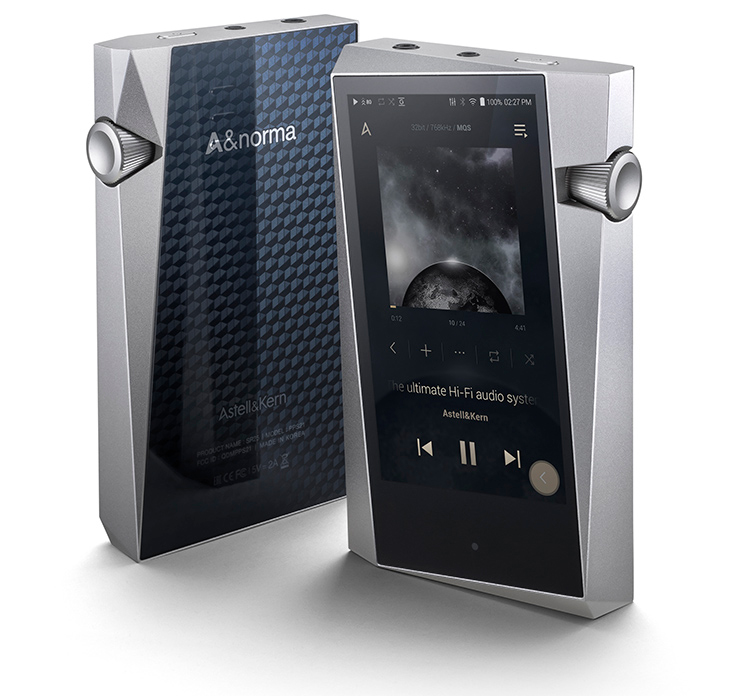 Astell&Kern A&norma SR25 Digital Audio Player (Front and Back)