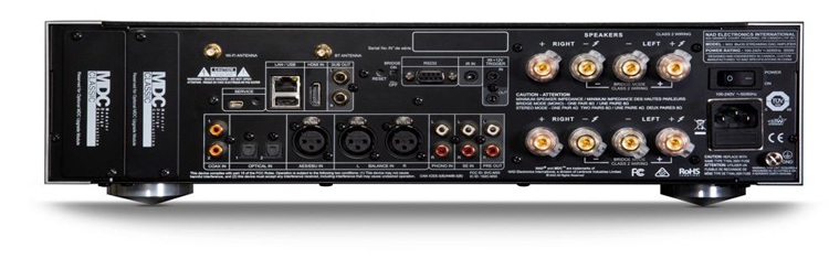 Masters M33 BluOS Streaming DAC Amplifier back