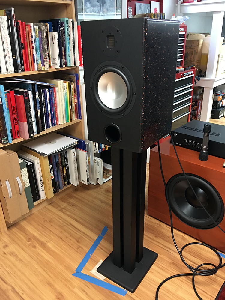 RBH Sound PM-8 Active Studio Monitor on stand