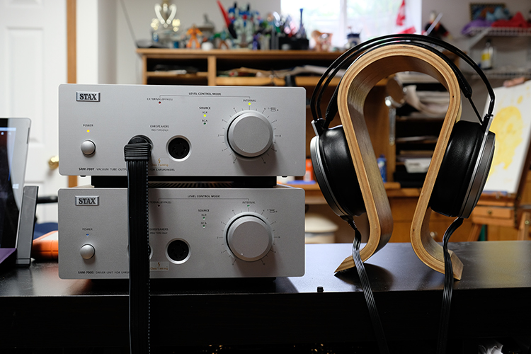 STAX SR-007A and Amplifiers with Headphones