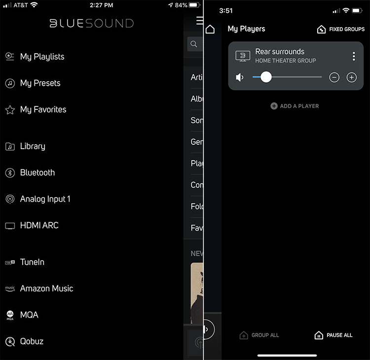 Bluesound BluOS App