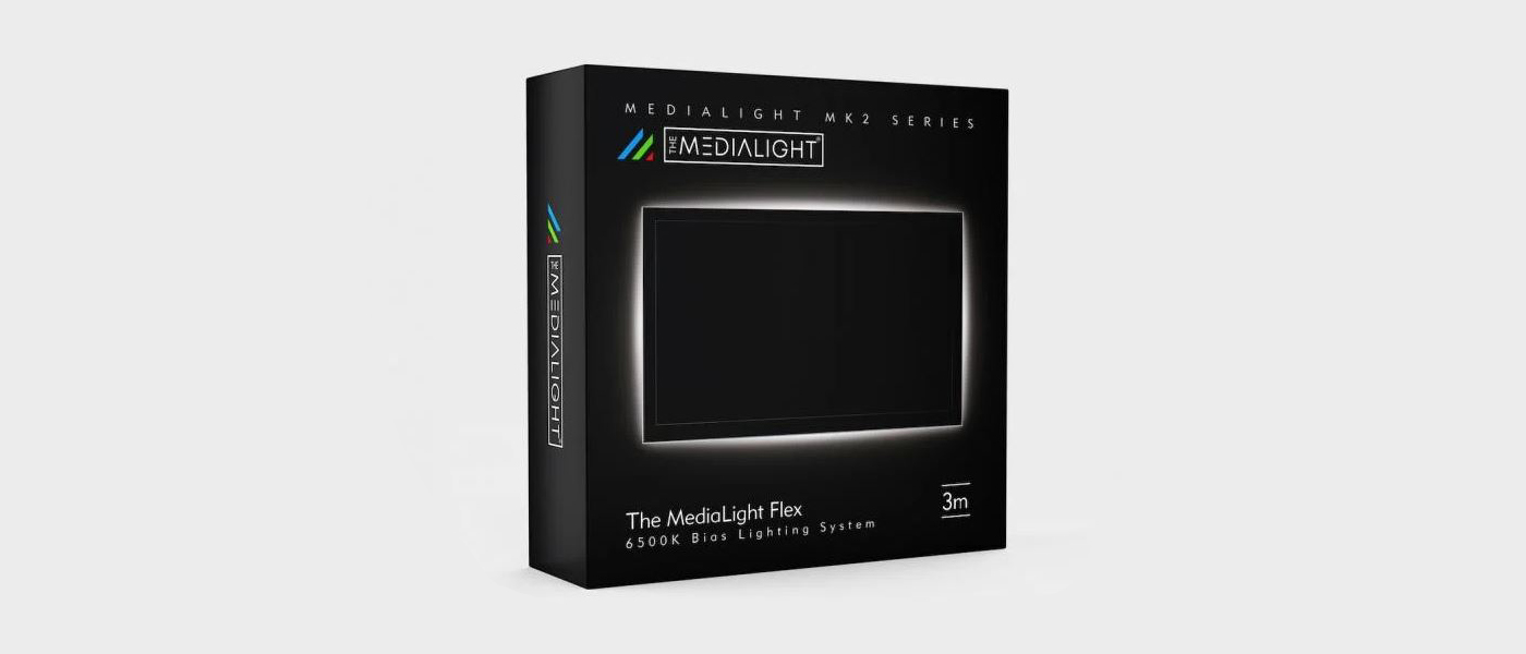 The MediaLight Flex Mk2 6500K LED Bias Lighting System