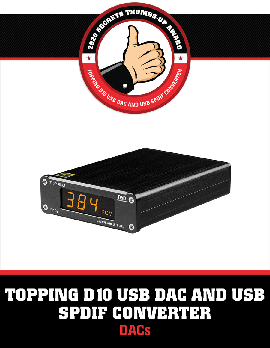 Topping D10 USB DAC and USB SPDIF Converter