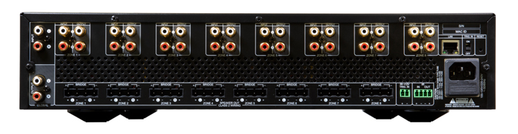 Rear View - NAD CI 16-60 DSP 16-Channel Distribution Amplifier
