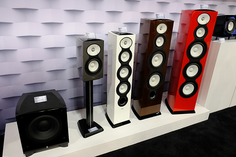 Revel PerformaBe F328Be Floor Standing Loudspeaker and C426Be Center Channel Speaker in multiple colors