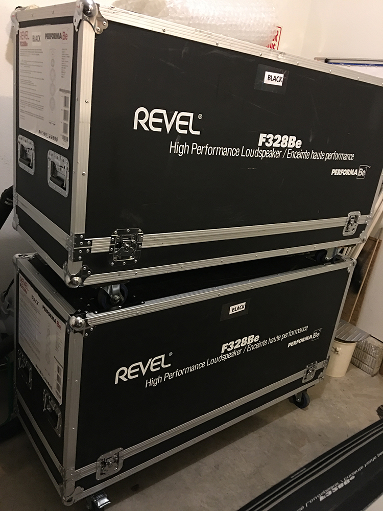 Revel speaker cases