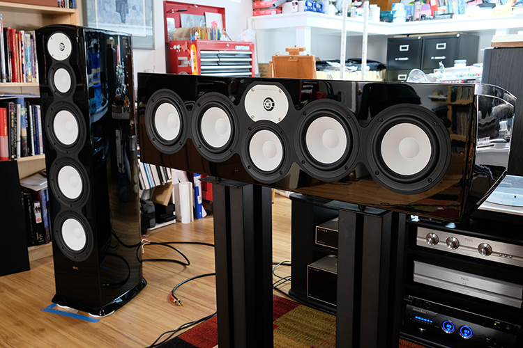 Speakers stacked