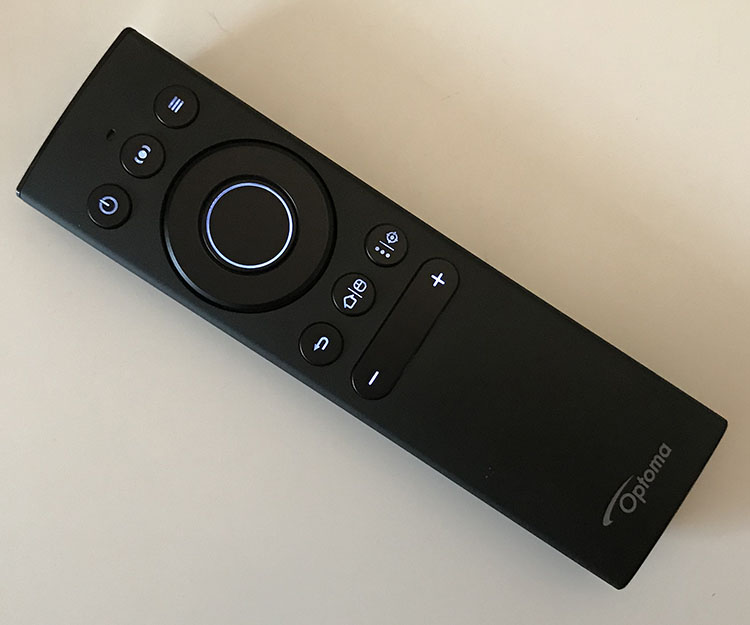 Optoma CinemaX P2 UST Laser Projector Remote