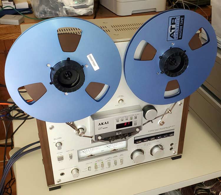 2 x Akai M-9-DX Reel to Reel Tape Players - Spares or Repair