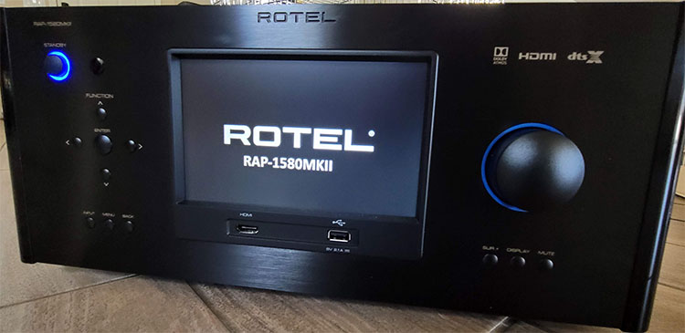 Rotel RAP-1580MKII front view