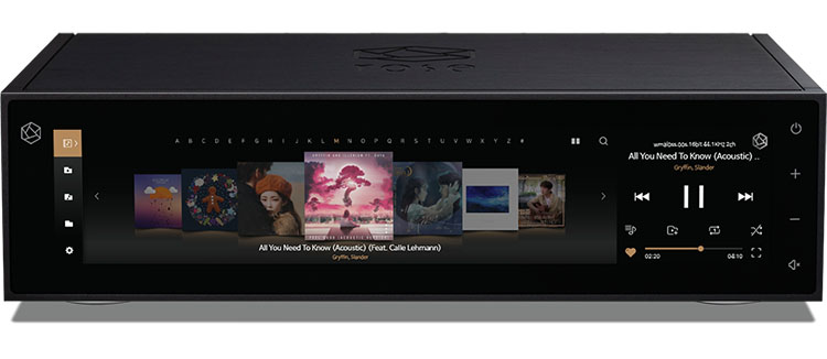 HiFi Rose RS150 Network Streamer Front Screen
