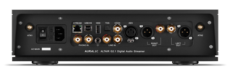 ALTAIR G2.1 Digital Audio Streamer rear
