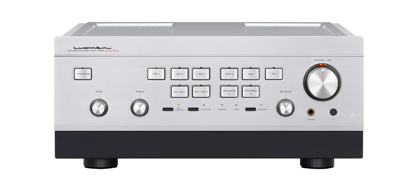 Luxman celebrates 95 years with the L595A SPECIAL EDITION