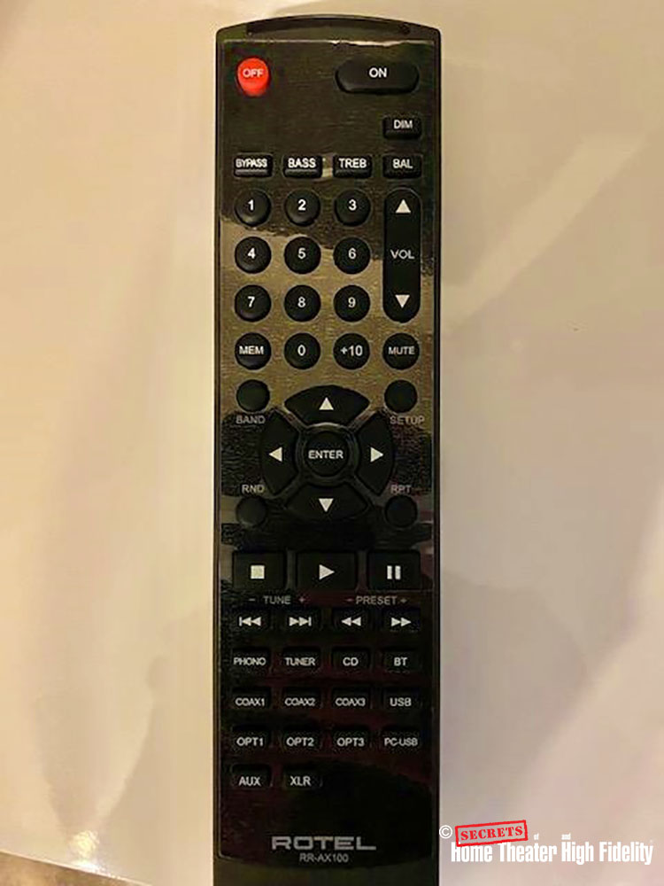 Rotel RC1590 MkII Remote