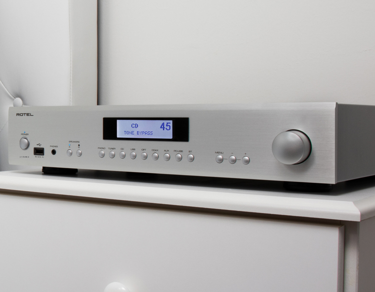 Rotel A14 MkII Integrated Amplifier on display