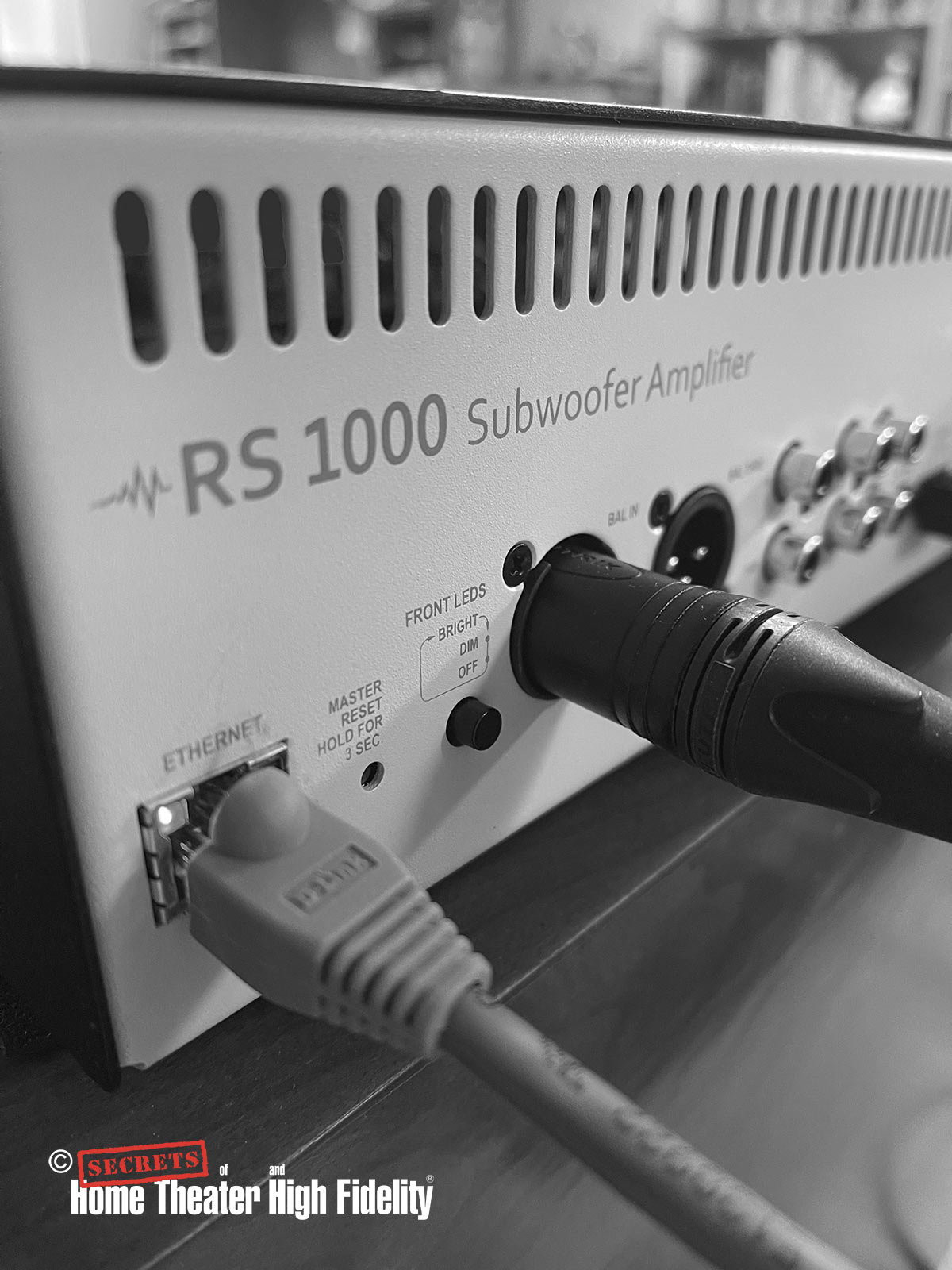 AudioControl RS1000 Mono Constant Power Subwoofer Amplifier close-up of connection points