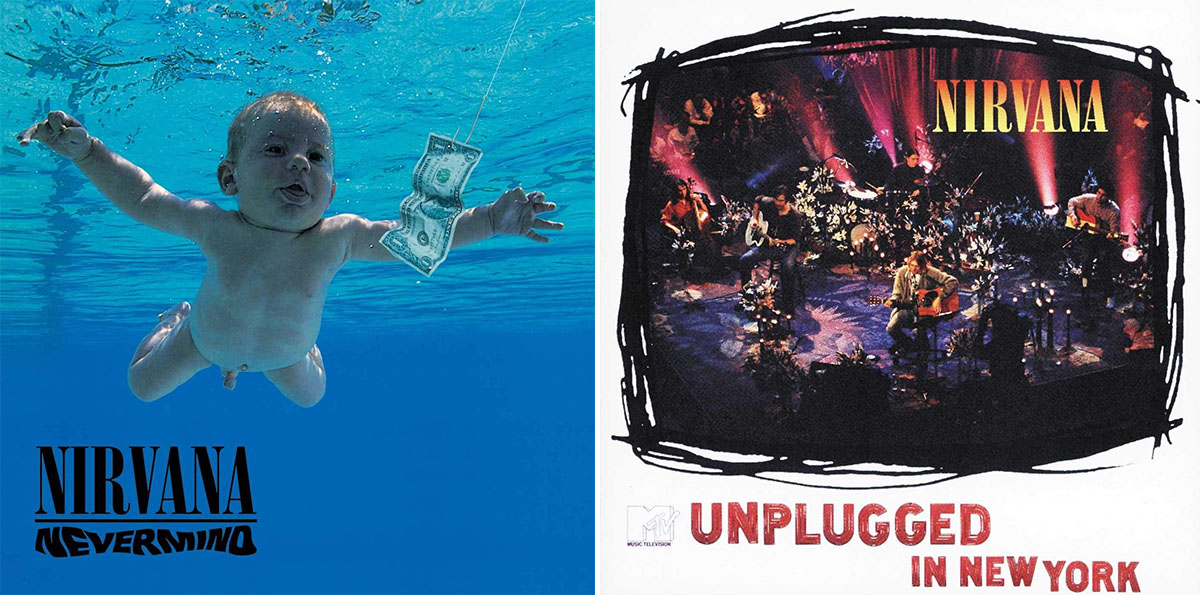 Nevermind and MTV Unplugged in New York covers