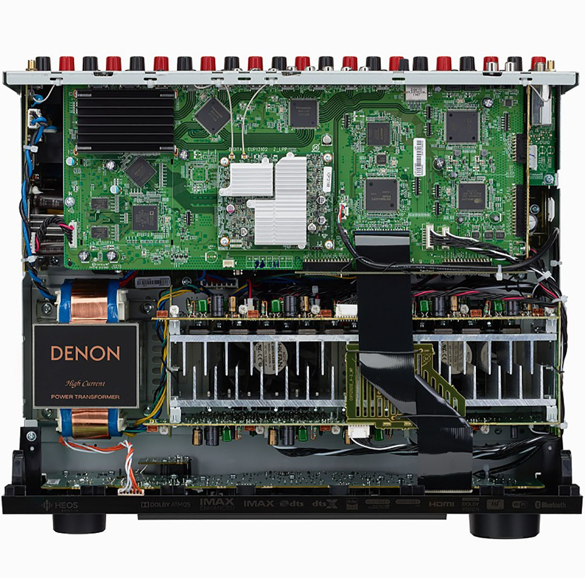 Denon AVR-X3700H 9.2 channel 8K AV receiver Inside