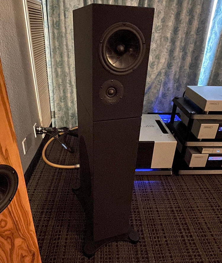 Closeup angle of a featured product through AudioShield distribution at the Florida Audio Expo 2022