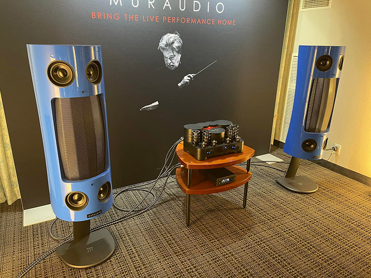 Showcase collection lineup of products from Muraudio of Canada at Florida Audio Expo 2022