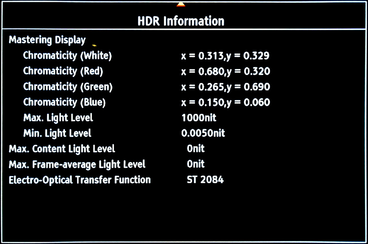Reavon UBR-X200 Universal Disc Player GUI/HDR Information