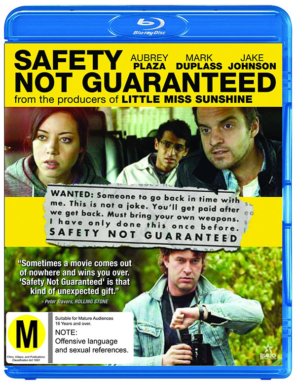 Safety Not Guaranteed movie cover