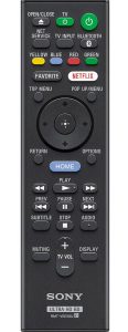 Sony UBP-X800M2 Ultra HD Blu-ray Player Remote