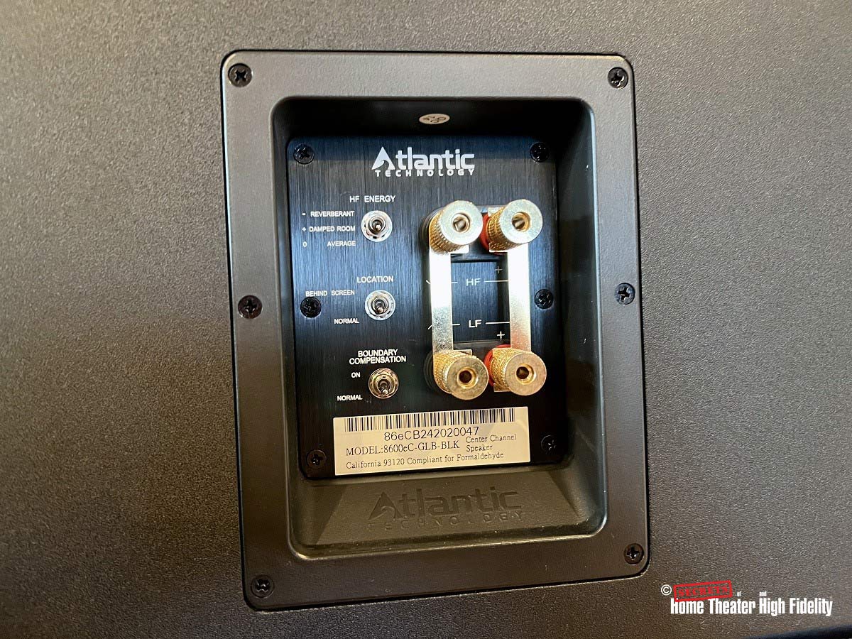 Atlantic Technology 8600eC Center Channel Loudspeaker Switches