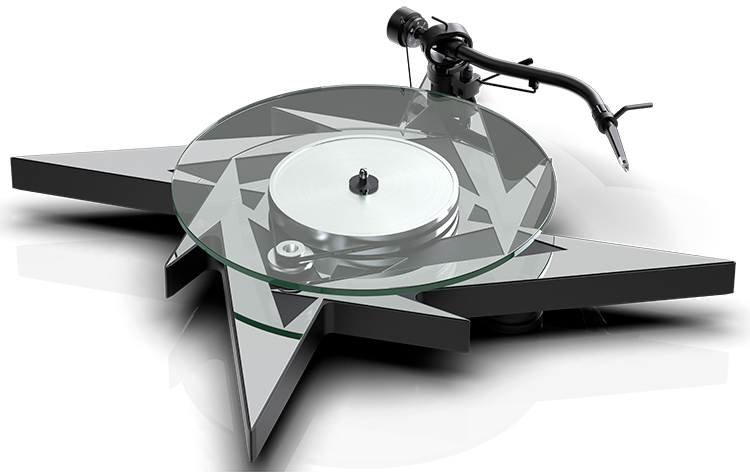 Metallica Limited Edition Turntable from Pro-Ject (Angle View)