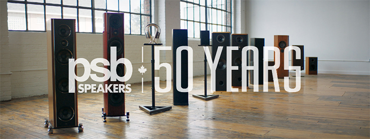 50 years of PSB Speakers’ most iconic products