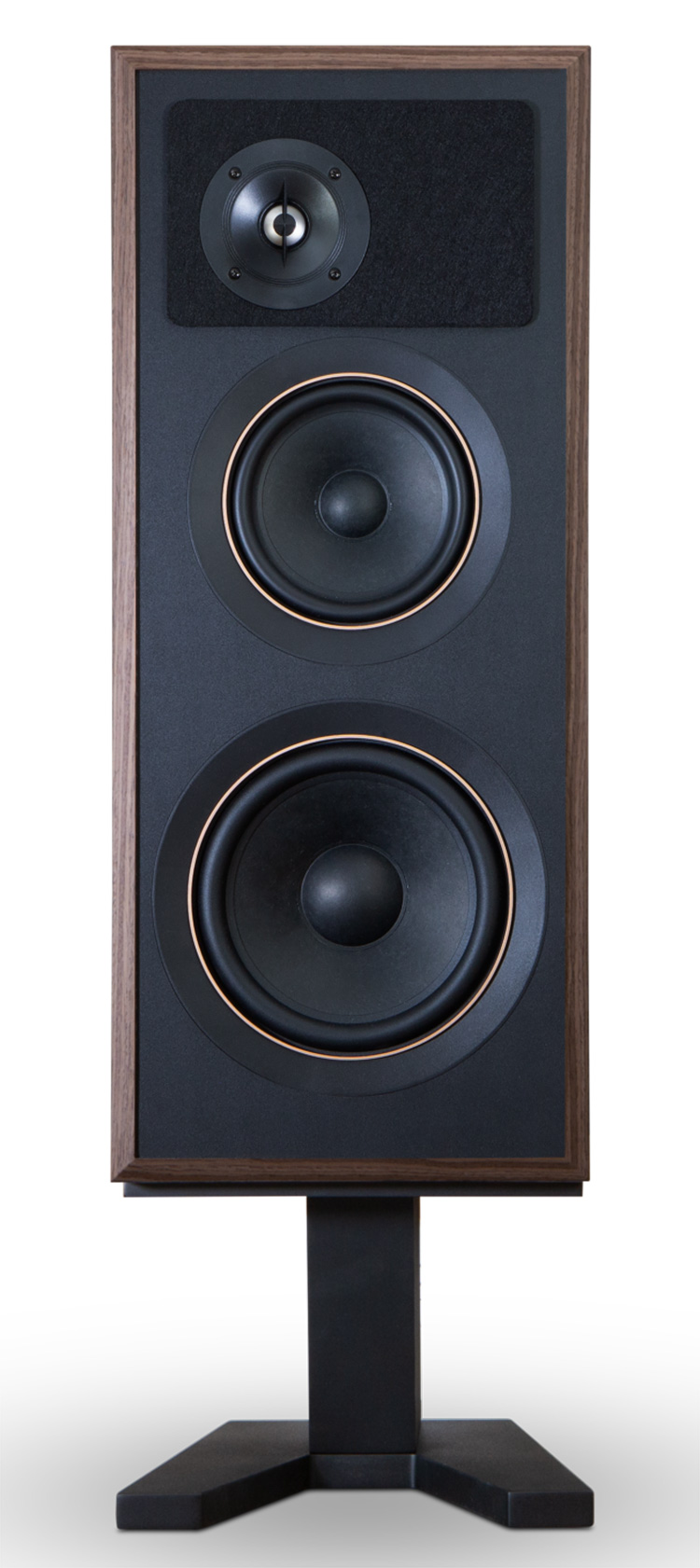 PSB Speakers’ Passif 50 Standmount Loudspeaker Anniversary Edition Front View - right on stand