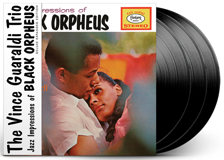 Craft Recordings celebrates 60th anniversary of Vince Guaraldi’s breakthrough album: Jazz Impressions of Black Orpheus (3-LP Front Cover View)