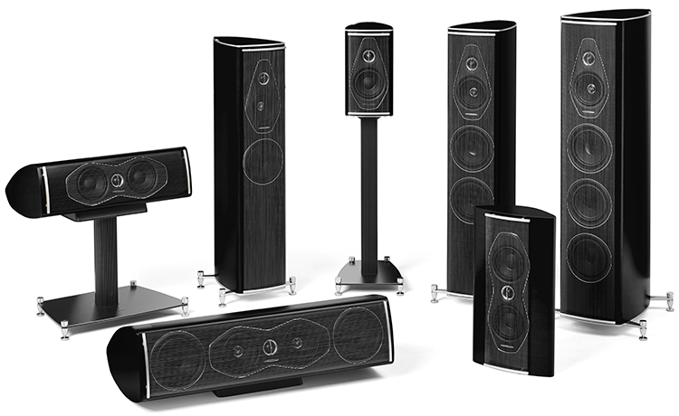 Sonus faber Olympica Nova speaker collection black finish