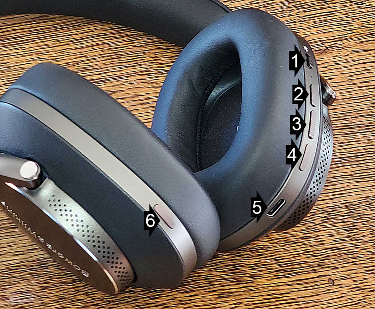 Bowers & Wilkins Px8 Noise-Canceling Wireless Over-Ear Headphones (Tan)