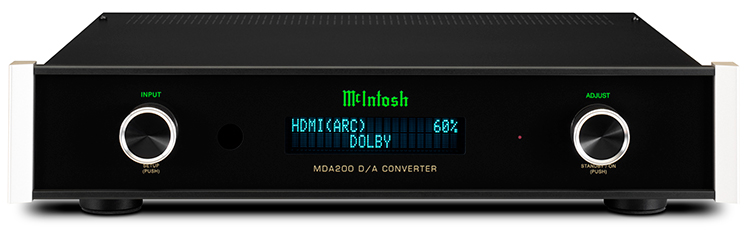 MCINTOSH ANNOUNCES MDA200 DIGITAL-TO-ANALOG CONVERTER FOR MODERN LISTENING